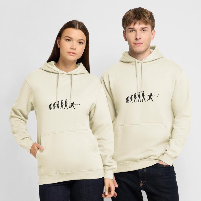 Cadeau d'évolution de badminton d'évolution de volant Sweat-shirt à capuche unisexe