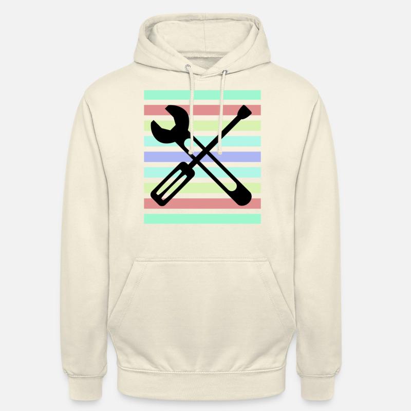 Conception d'outils Sunset - Sweat-shirt à capuche unisexe - vanille