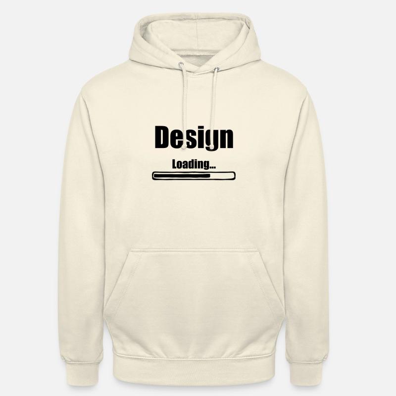 Design Loading - Sweat-shirt à capuche unisexe - vanille