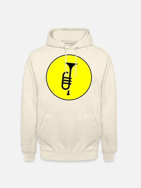 Trumpet music - Unisex Hoodie - vanilla