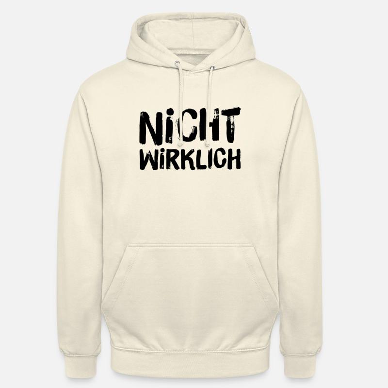ich will das nicht - Unisex Hoodie - Vanille-Milchshake