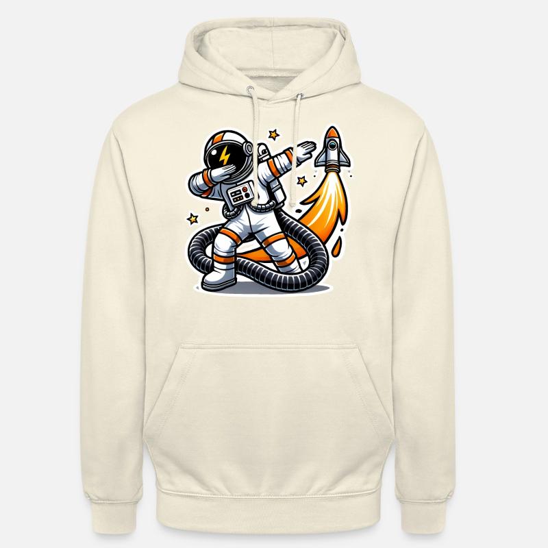 Drôle Dabbing astronaute conception spatiale - Sweat-shirt à capuche unisexe - vanille