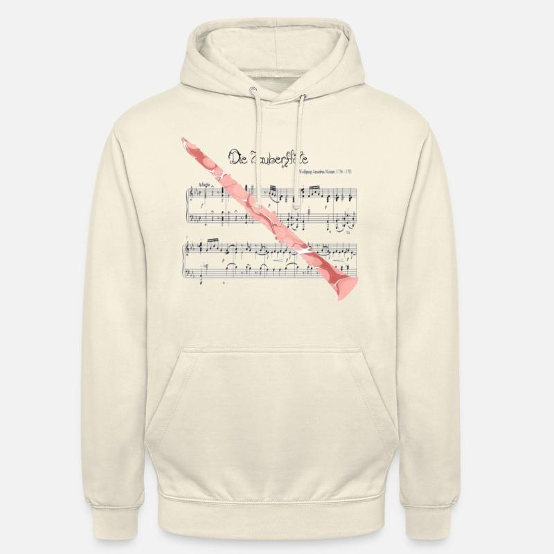Clarinette e 225 - Sweat-shirt à capuche unisexe - vanille