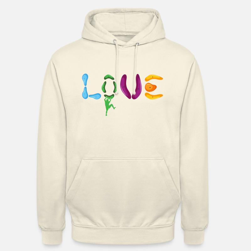 bouldern boulderfelsen freiklettern boulderliebe - Unisex Hoodie - Vanille-Milchshake