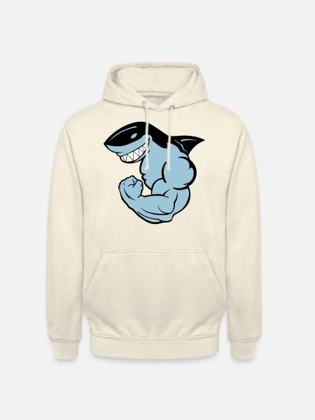 starker Hai 02 - Unisex Hoodie - Vanille-Milchshake