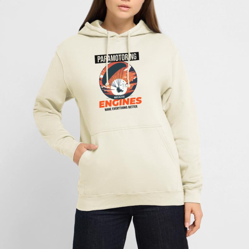Paramotor Pilot Paramotoring Powered Paraglider Unisex Hoodie
