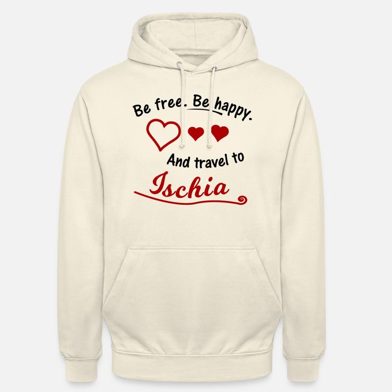 Le voyage à Ischia - Sweat-shirt à capuche unisexe - vanille