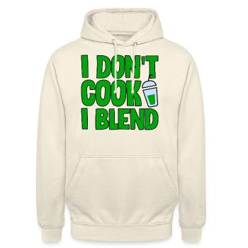 I Don't Cook I Blend 2 - Unisex Hoodie - vanilla - Front - Alina (178cm) & Michal (187cm)