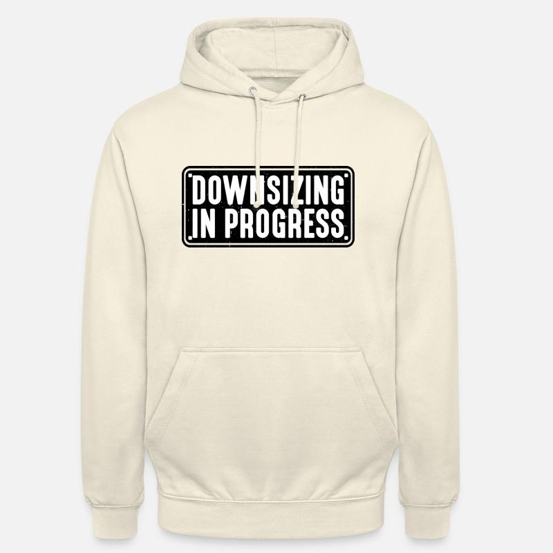 Downsizing In Progress 18 - Unisex Hoodie - Vanille-Milchshake