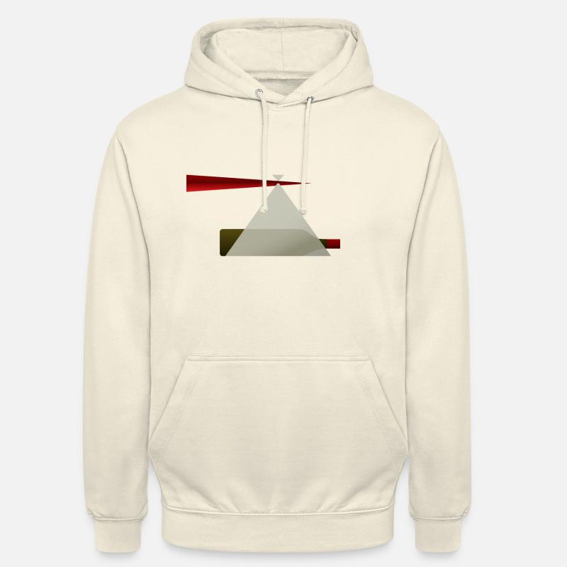 Cigogne avec cadeau - Bébé arrive - Sweat-shirt à capuche unisexe - vanille