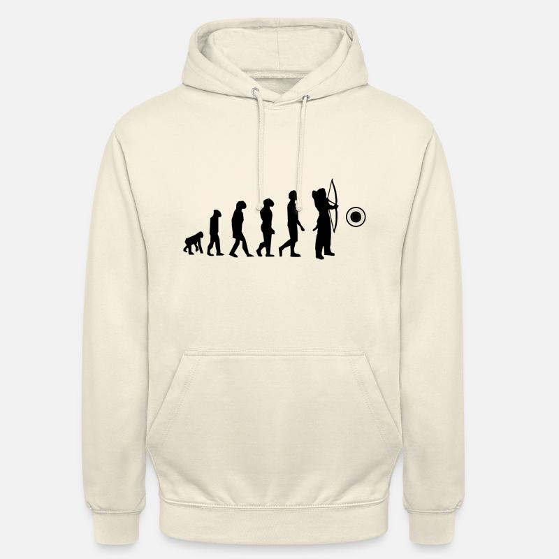 Archery evolution - Unisex Hoodie - vanilla