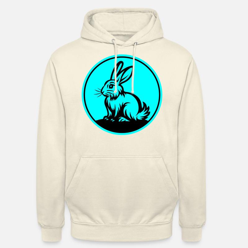Bunny Easter Symbol - Unisex Hoodie - vanilla