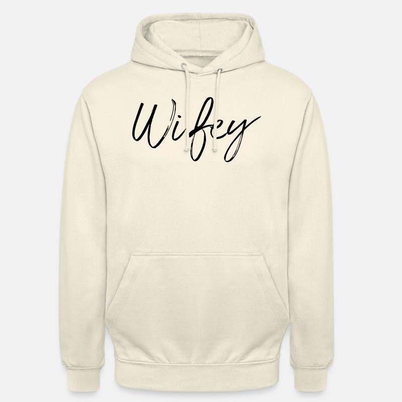 script Bourgeoise - Sweat-shirt à capuche unisexe - vanille