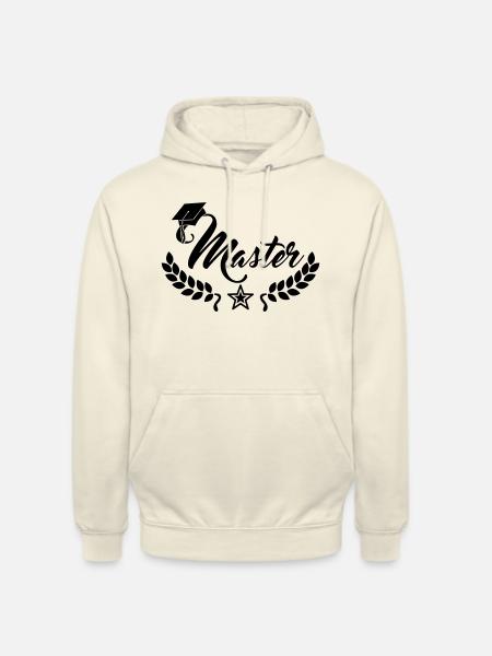 Master en - Sweat-shirt à capuche unisexe - vanille