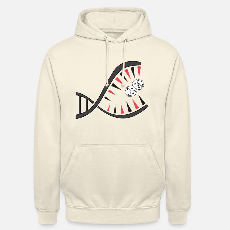 Backgammon DNA Piranha – Unique - Sweat-shirt à capuche unisexe - vanille