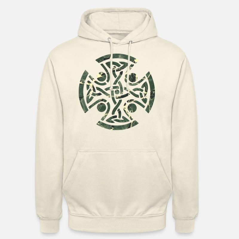 noeud celtique 11 e 226 - Sweat-shirt à capuche unisexe - vanille