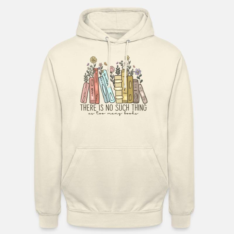 Buch Spruch Leserate Bücherwurm - Unisex Hoodie - Vanille-Milchshake