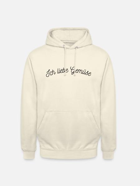 Ich liebe Gemüse - Unisex Hoodie - Vanille-Milchshake