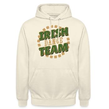 Irish Dance Team - Unisex Hoodie - Vanille-Milchshake - Vorne - Alina (178cm) & Michal (187cm)