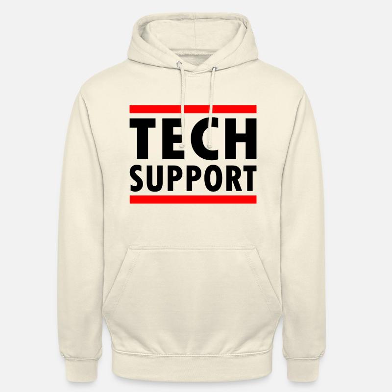 tech support - Sweat-shirt à capuche unisexe - vanille