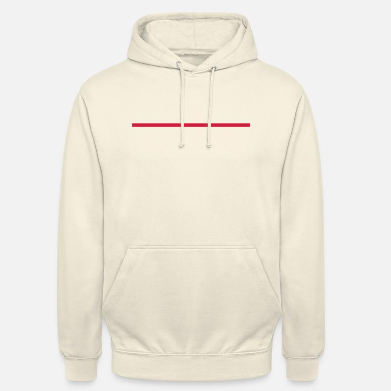 Line - Unisex Hoodie - vanilla
