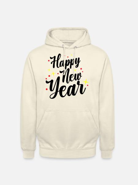Happy New Year Silvester - Unisex Hoodie - Vanille-Milchshake