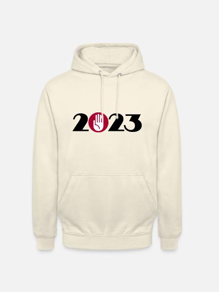 Stop, Hello, Touch 2023 - Unisex Hoodie - vanilla