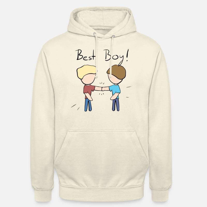 bester Junge Kumpels Freunde Freundschaft - Unisex Hoodie - Vanille-Milchshake