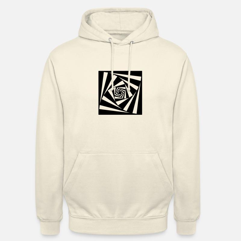 Pattern Vortex Illusion Whirlpool Unisex Hoodie