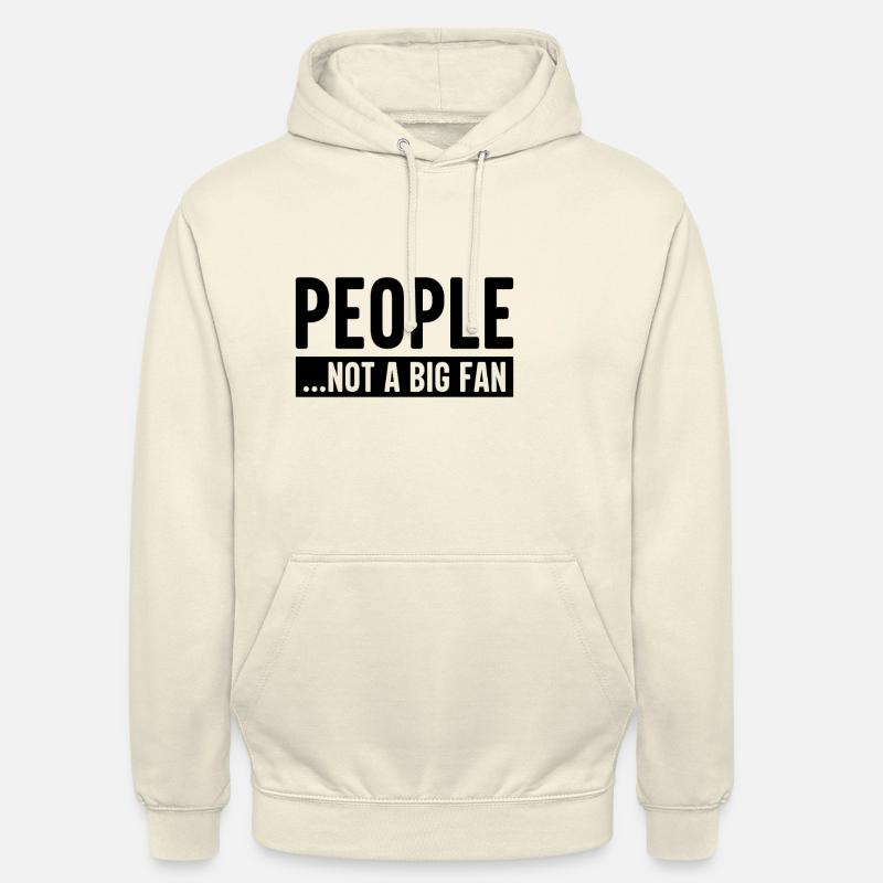 Sarcasme perverti - Sweat-shirt à capuche unisexe - vanille