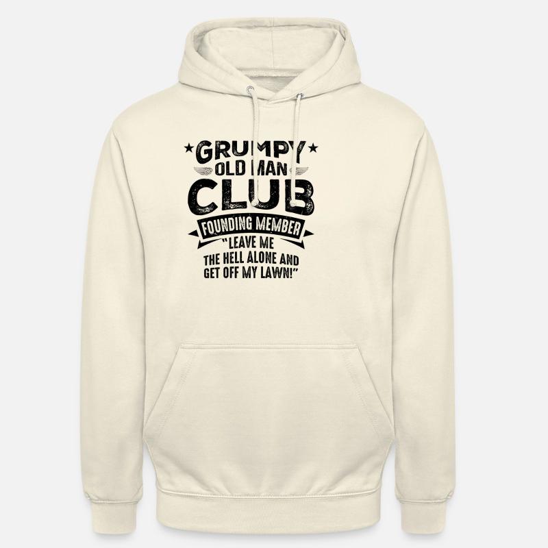 Grumpy Old Man Grumpy - Unisex Hoodie - vanilla