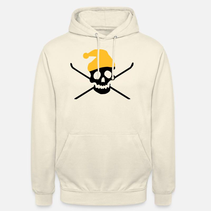 Ski - Sweat-shirt à capuche unisexe - vanille