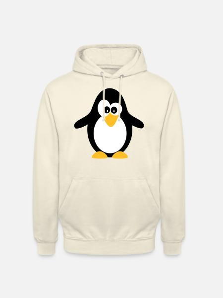 penguin - Unisex Hoodie - vanilla