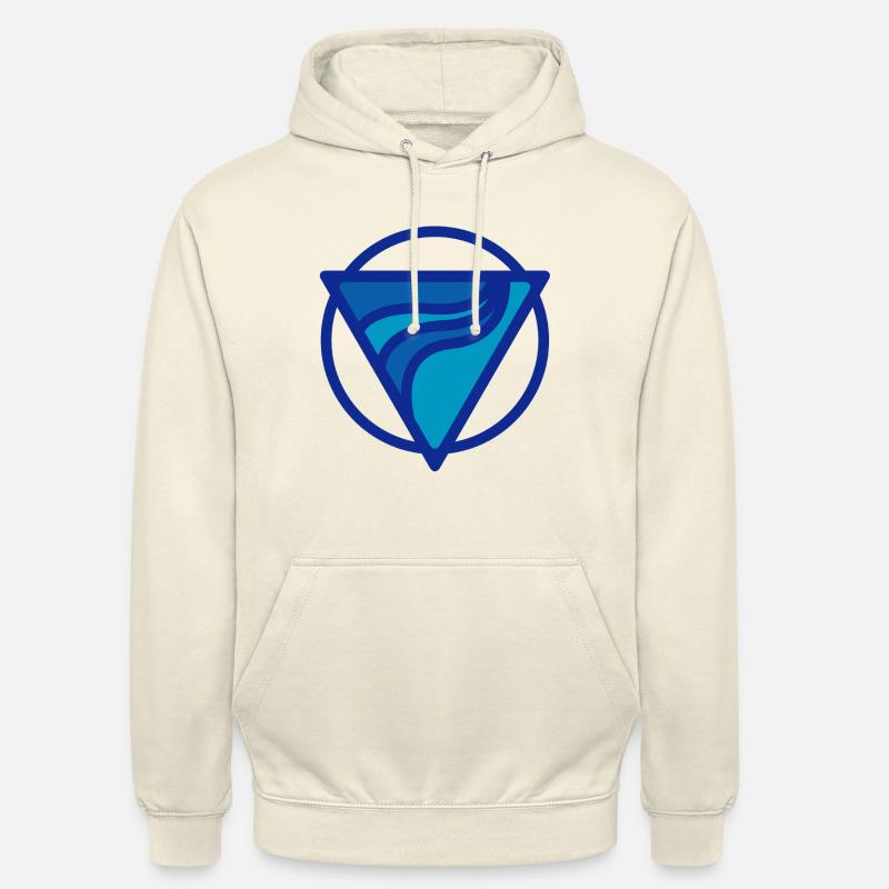 ÉLÉMENT EAU - Sweat-shirt à capuche unisexe - vanille