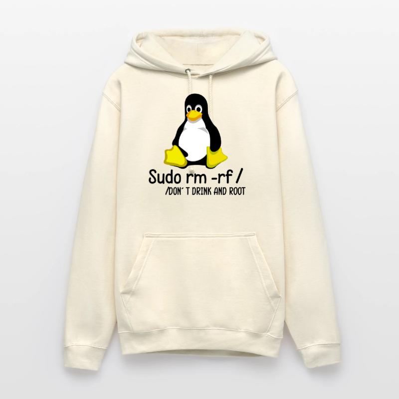 Root Programmierer Tux Pinguin Coding Unisex Hoodie