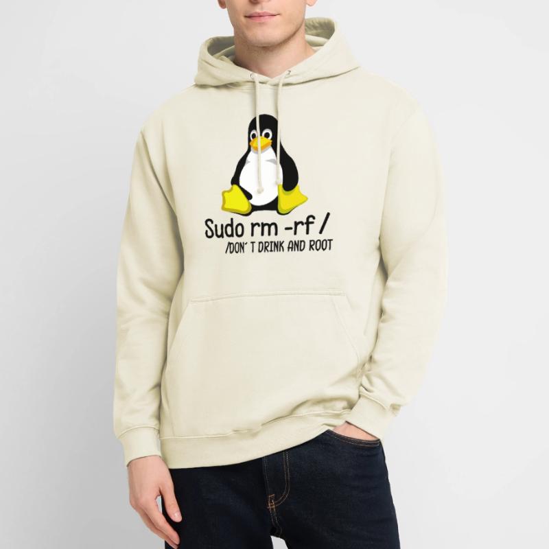 Programmeur Root Tux Pingouin Coding Sweat-shirt à capuche unisexe