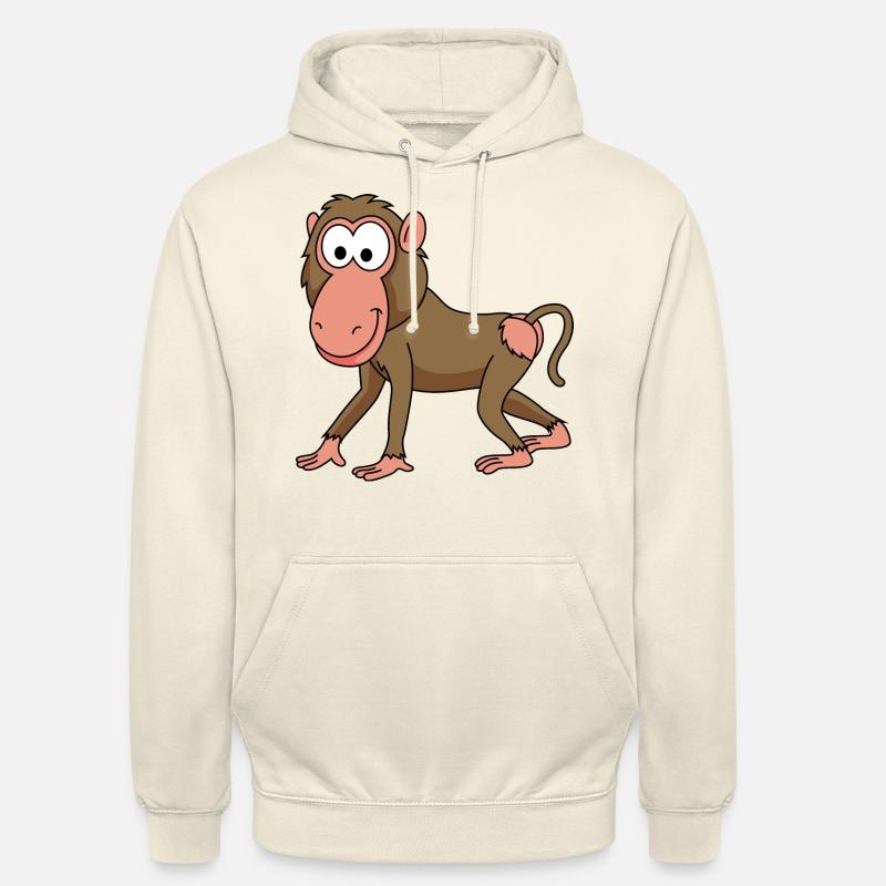 Monkey monkey comic - Unisex Hoodie - vanilla