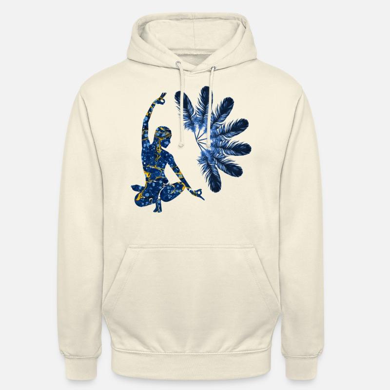 yoga 22 e 272 - Sweat-shirt à capuche unisexe - vanille