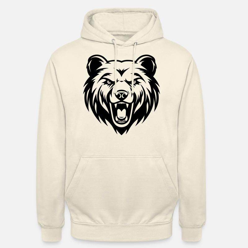 Tête d’ours - Sweat-shirt à capuche unisexe - vanille