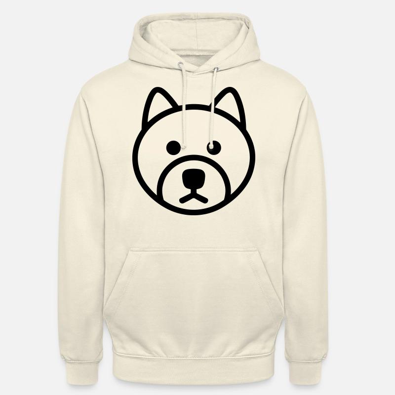 bibiche - Sweat-shirt à capuche unisexe - vanille