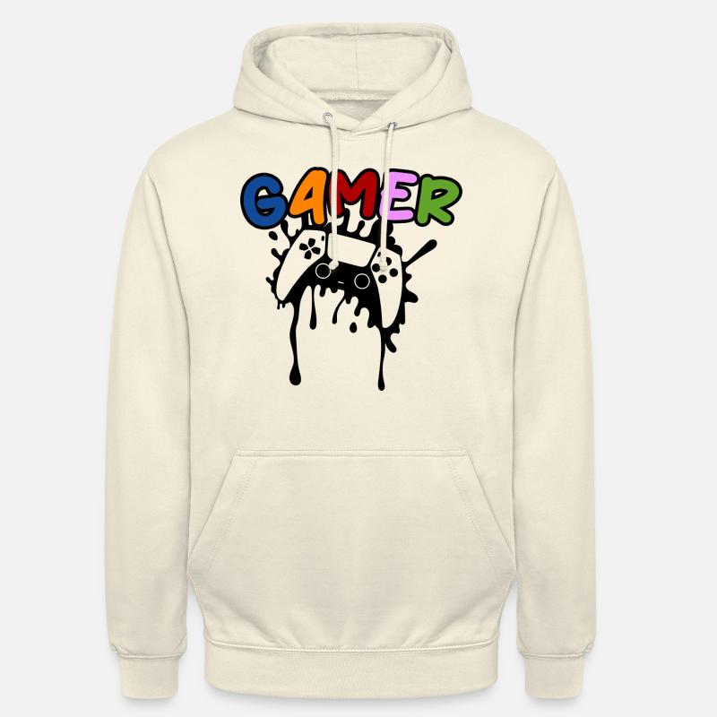Gaming Console Game - Sweat-shirt à capuche unisexe - vanille