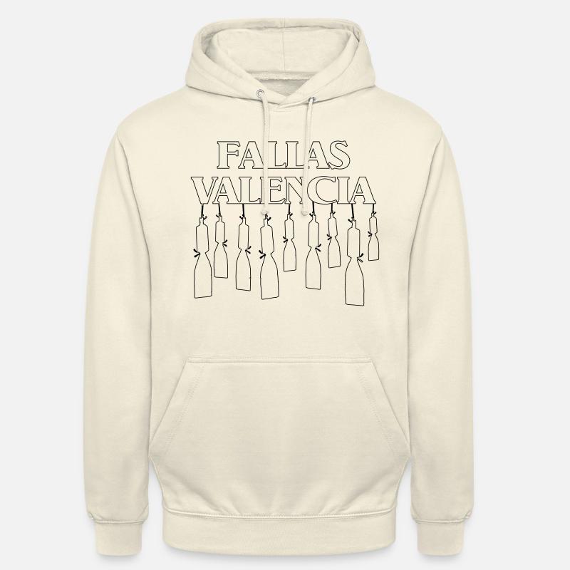 Fallas Valence - Sweat-shirt à capuche unisexe - vanille