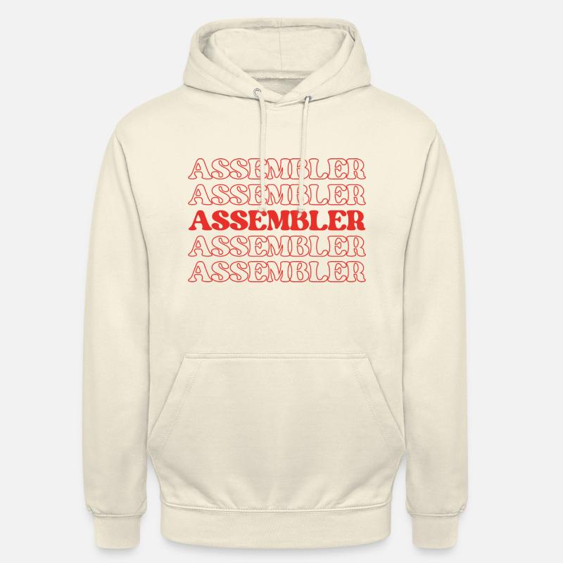 Assembleur Fabricant Assembleur Constructeur Maker - Sweat-shirt à capuche unisexe - vanille