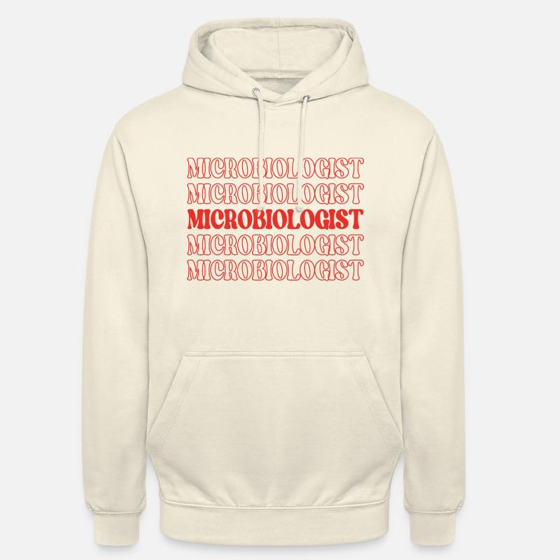 Microbiologiste Microbe Expert Microscopic Life - Sweat-shirt à capuche unisexe - vanille