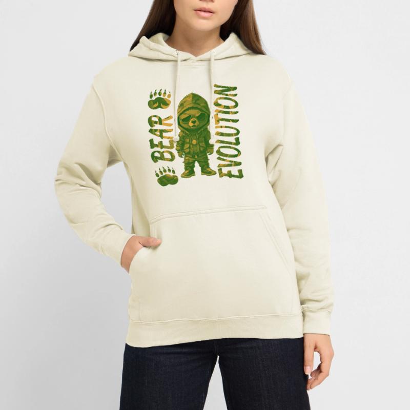 Évolution 2 Sweat-shirt à capuche unisexe