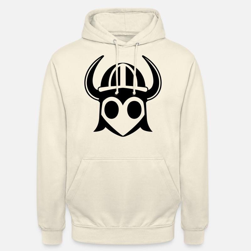 Guerrier Casque de viking - Sweat-shirt à capuche unisexe - vanille