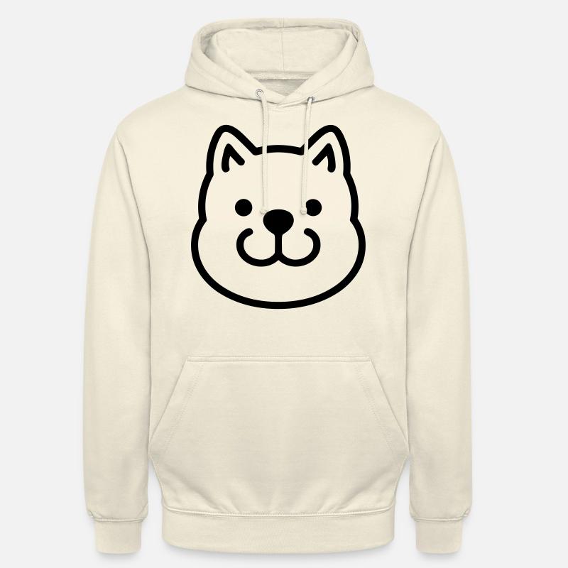 Chien - Sweat-shirt à capuche unisexe - vanille