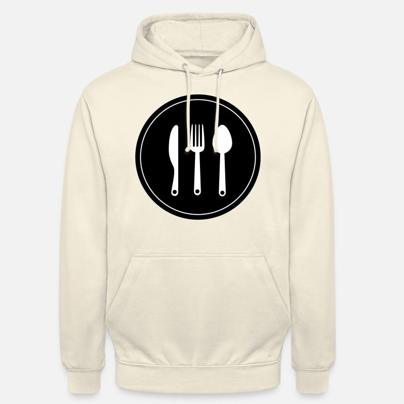 Couverts à la fourchette - Sweat-shirt à capuche unisexe - vanille