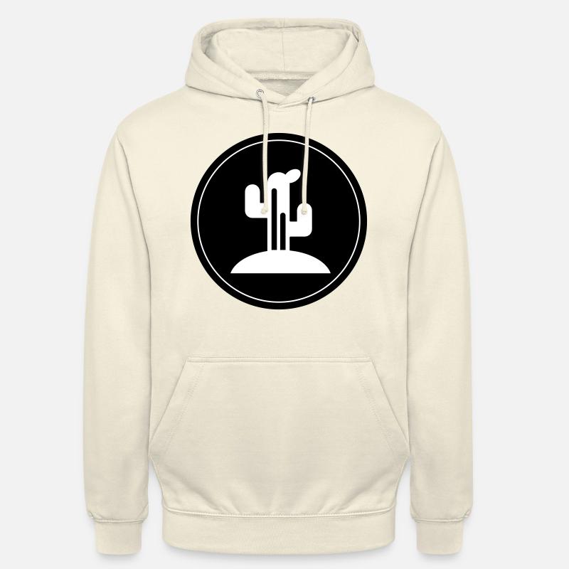 Plante de cactus - Sweat-shirt à capuche unisexe - vanille