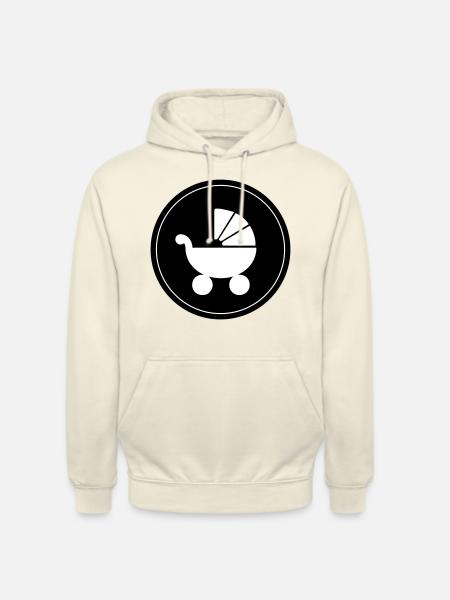 Stroller baby - Unisex Hoodie - vanilla